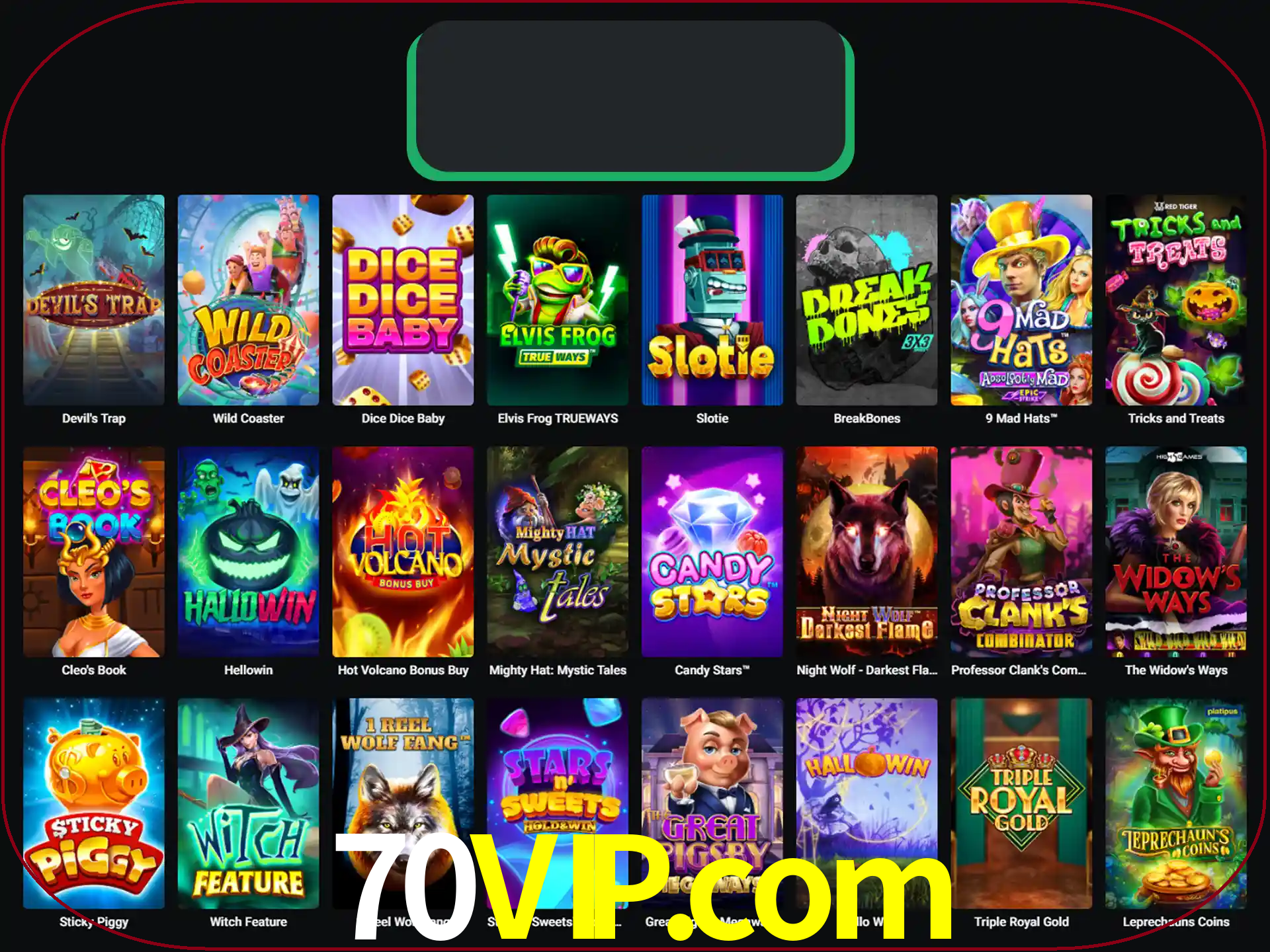 Procure por seus amados jogos de slot.
