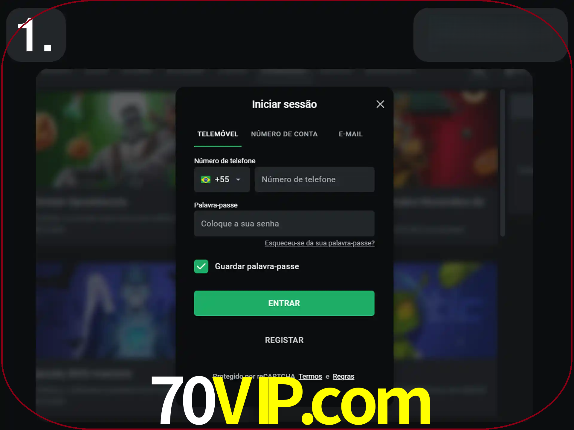 Acesse o site.